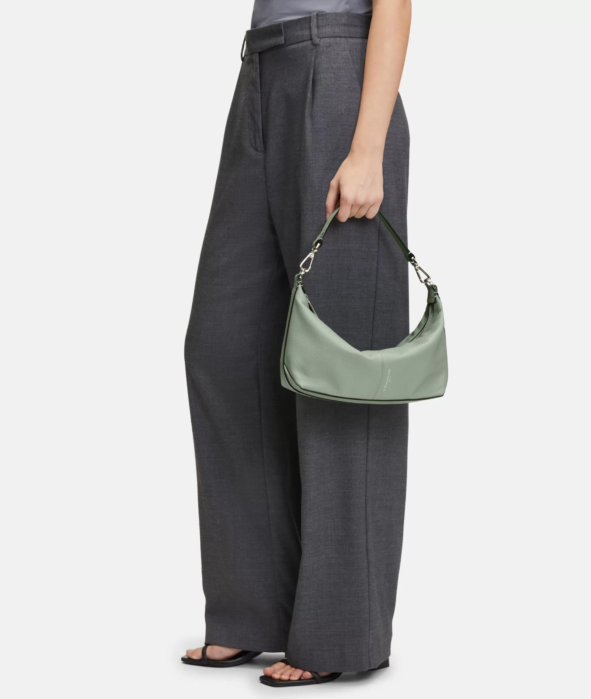 LIEBESKIND BERLIN  Ledertaschen | Schultertaschen<Paris Hobo S salbeigrün