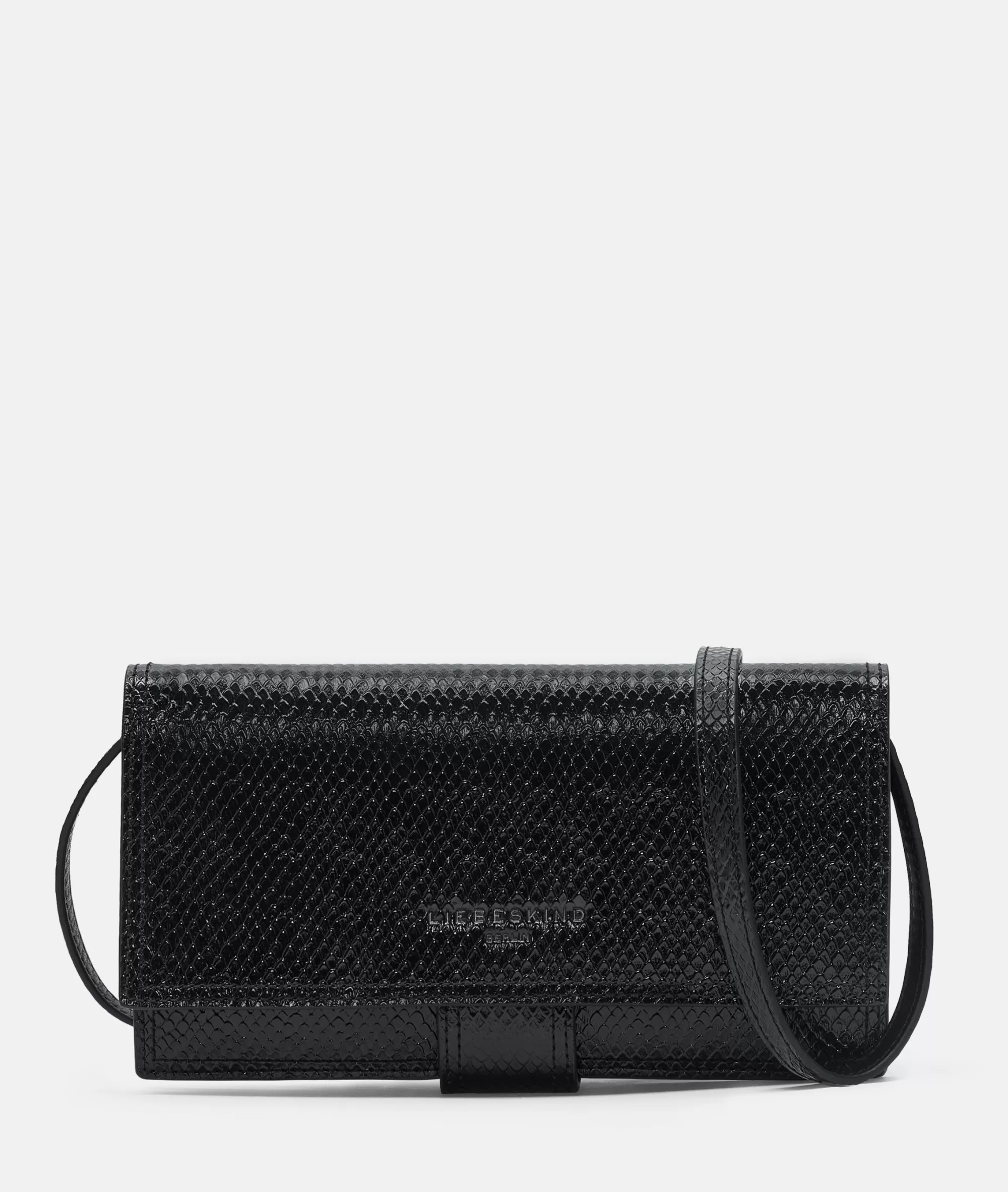 LIEBESKIND BERLIN  Große Geldbörsen | Clutches<Python Lisa Purse schwarz