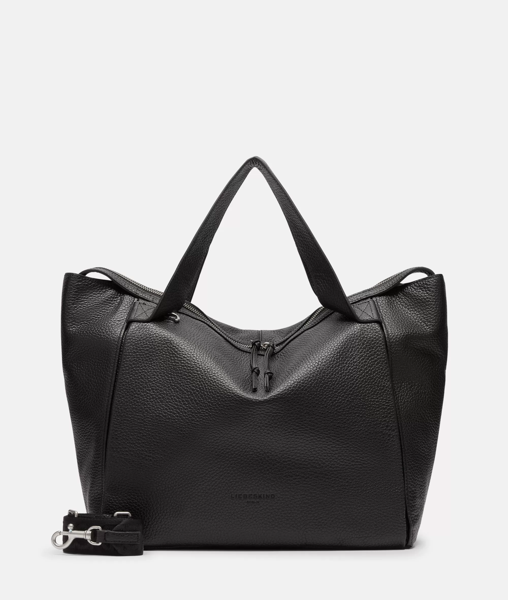 LIEBESKIND BERLIN  Ledertaschen | Schultertaschen<Satchel L schwarz