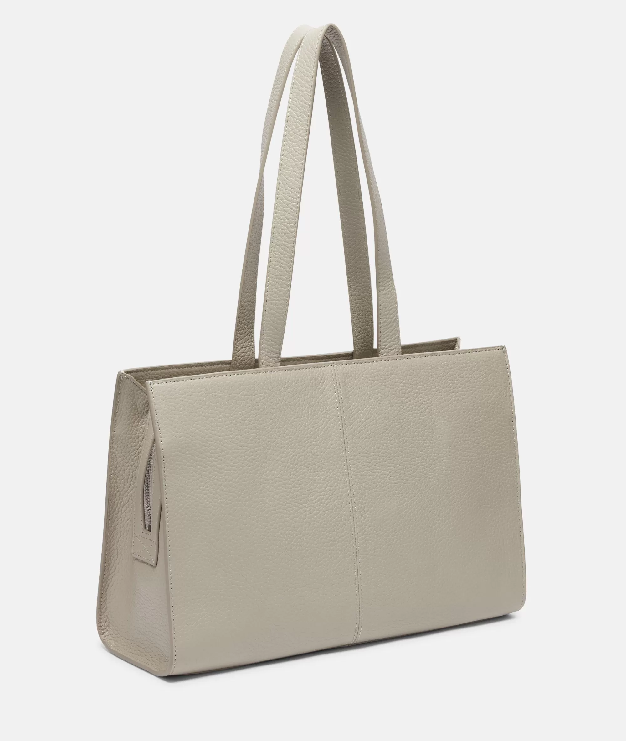 LIEBESKIND BERLIN  Ledertaschen | Schultertaschen<Satchel L sandfarben
