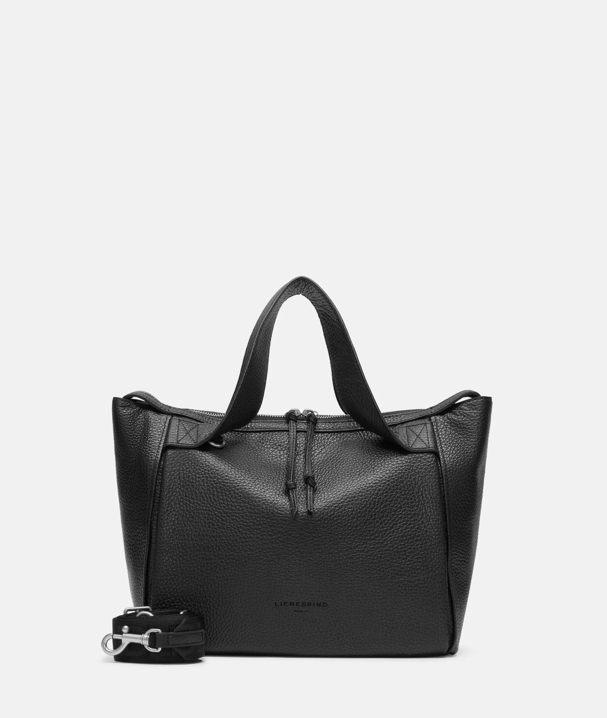 LIEBESKIND BERLIN  Ledertaschen | Schultertaschen<Satchel M schwarz