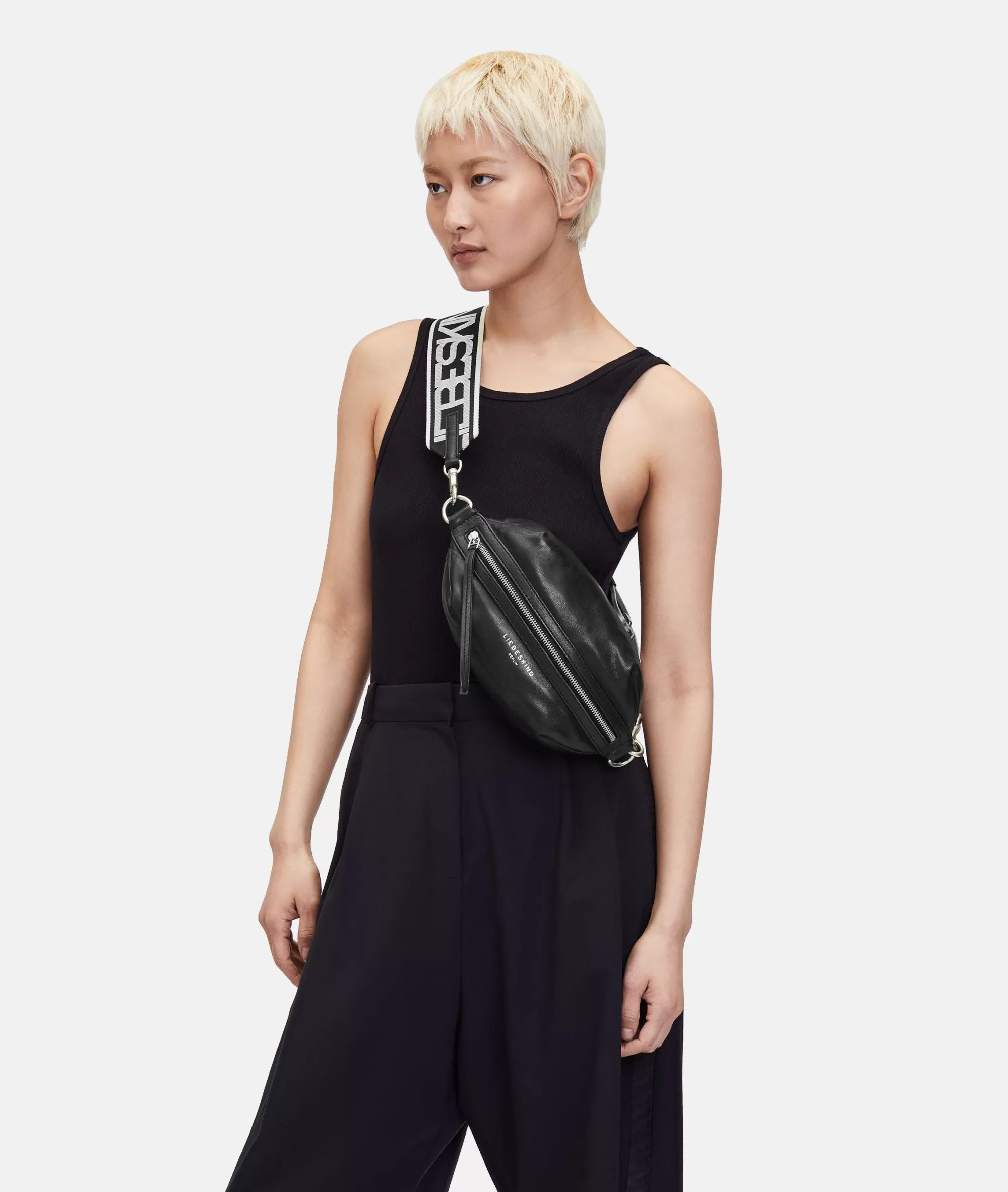 LIEBESKIND BERLIN  Bestseller | Ledertaschen<Scarlet Belt-Bag schwarz
