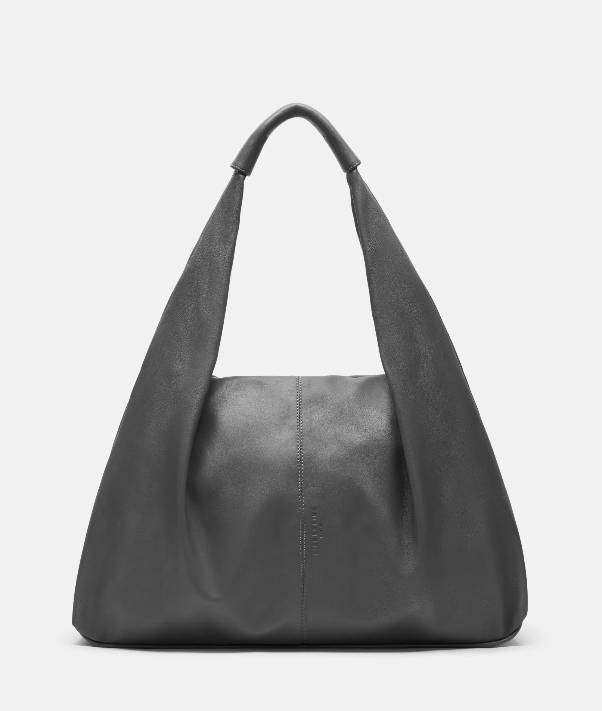 LIEBESKIND BERLIN  Ledertaschen | Schultertaschen<Scarlet Satchel L grau
