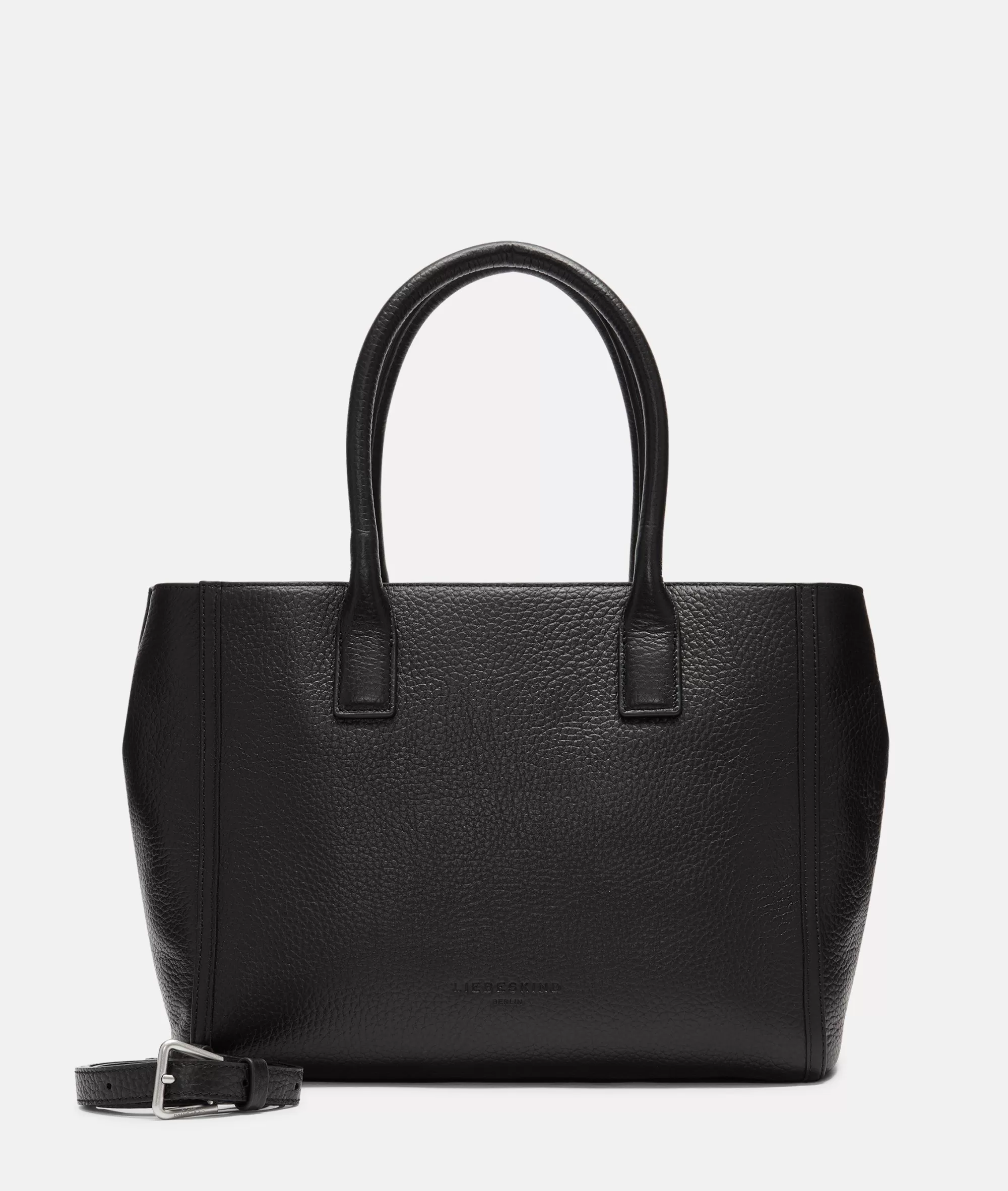 LIEBESKIND BERLIN  Ledertaschen | Shopper<Shopper Crossbody M schwarz
