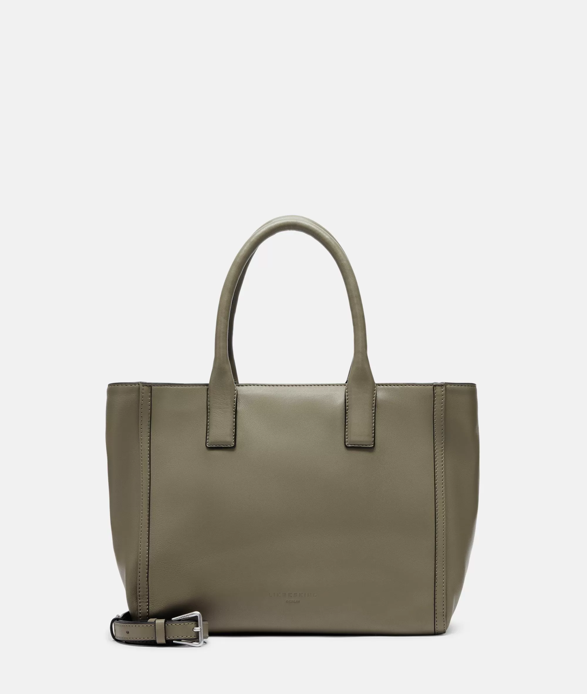 LIEBESKIND BERLIN  Ledertaschen | Shopper<Shopper Crossbody M olivgrün