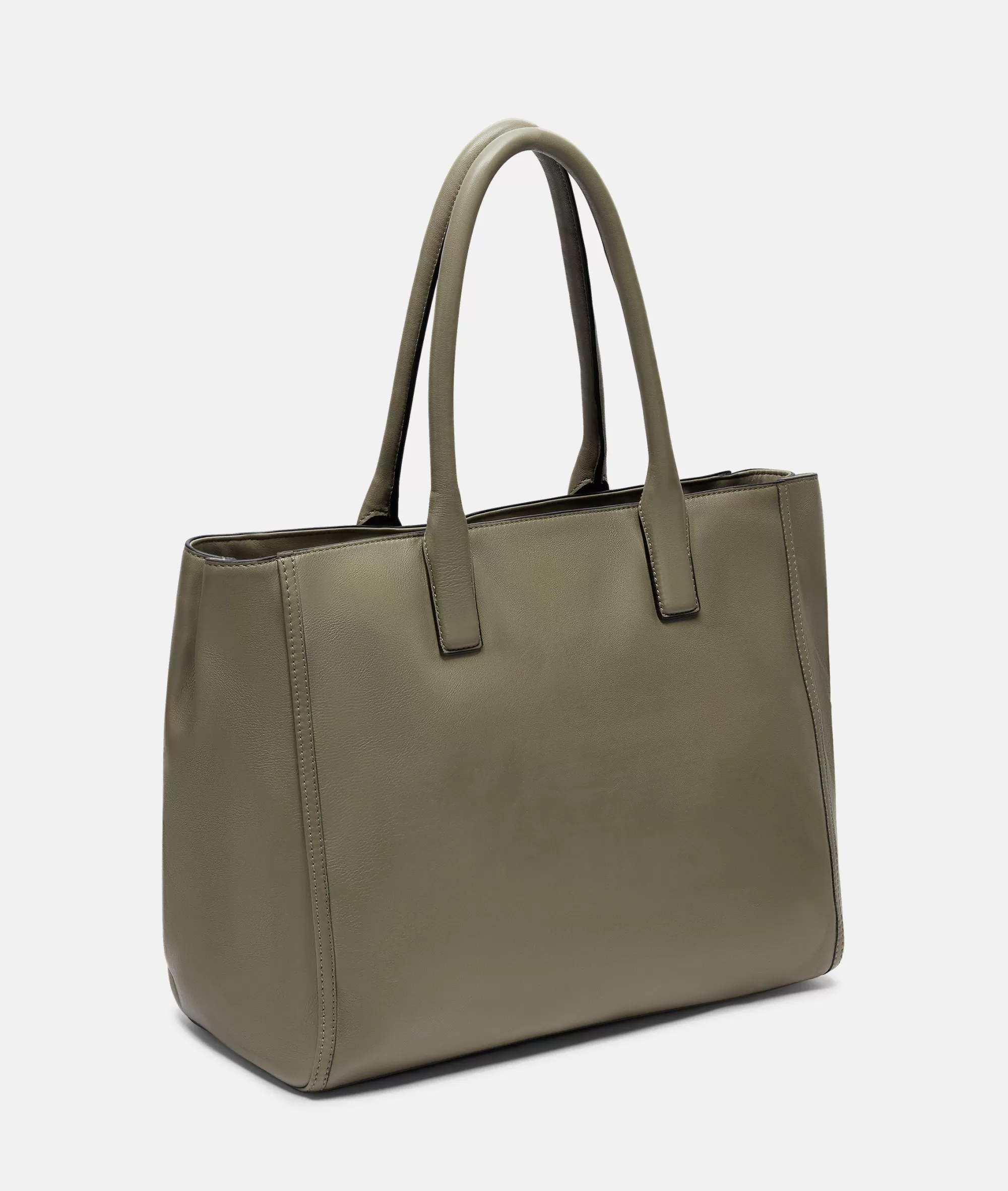 LIEBESKIND BERLIN  Ledertaschen | Shopper<Shopper L olivgrün