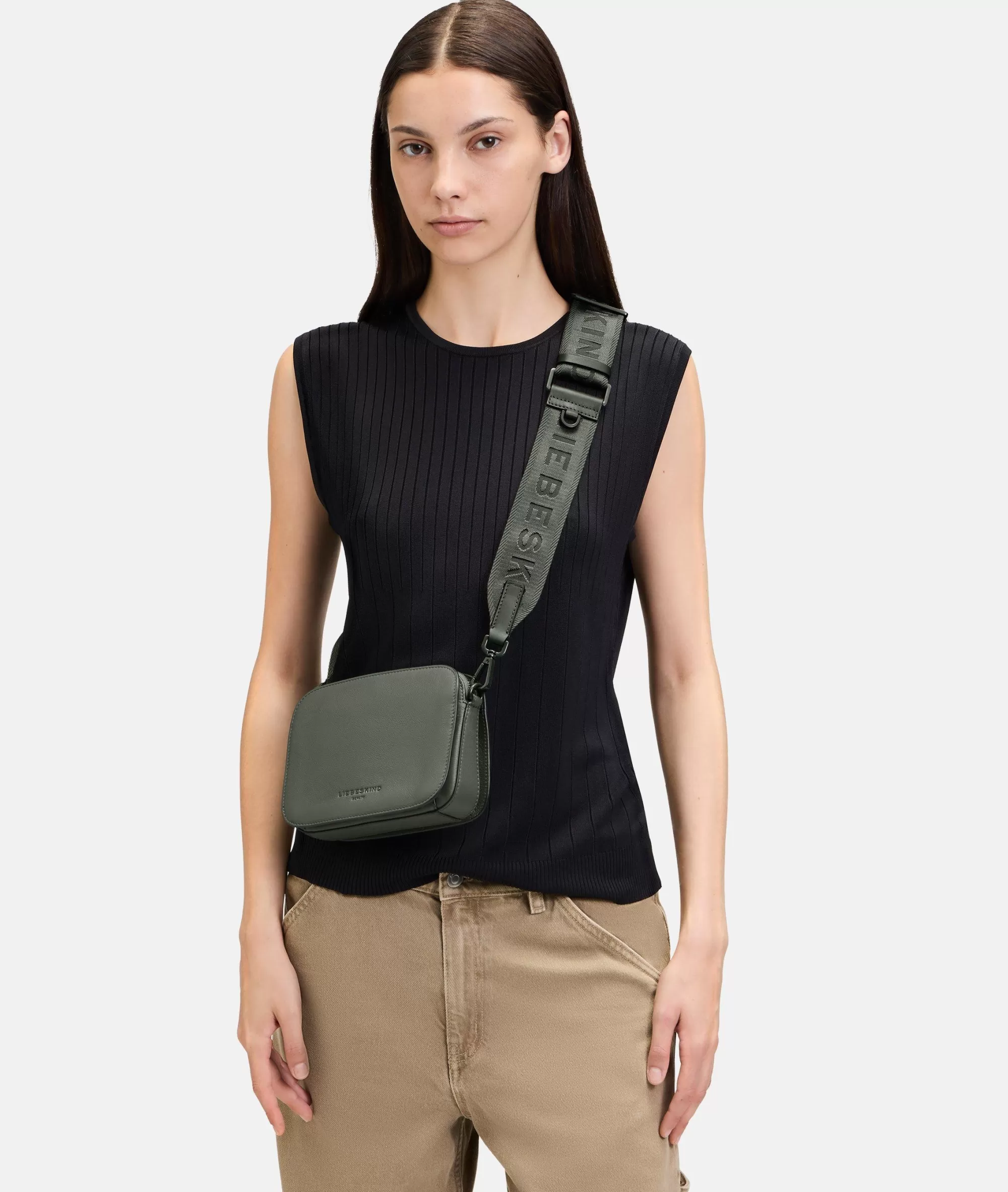 LIEBESKIND BERLIN  Schultergurte<Shoulder Strap olivgrün