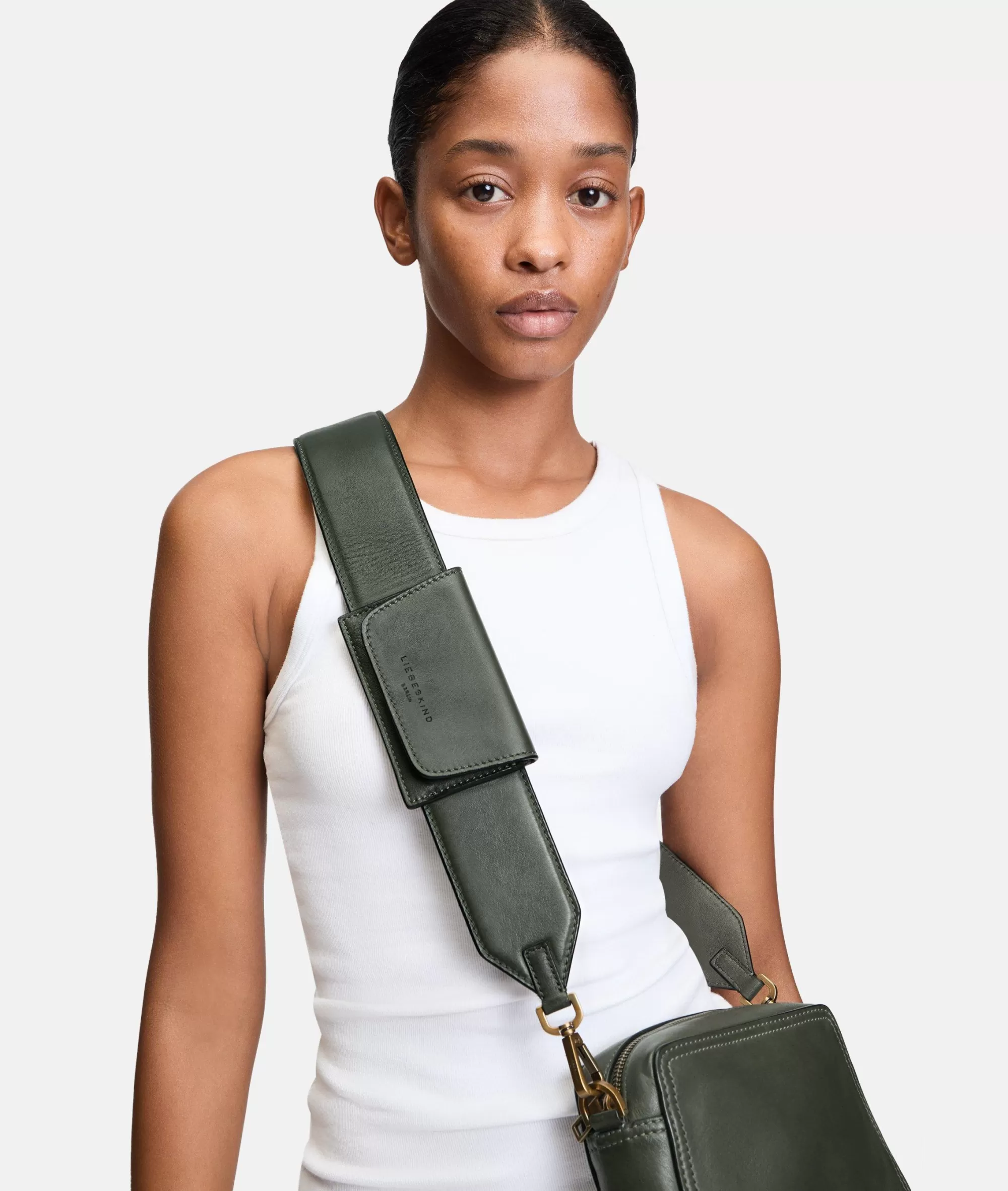 LIEBESKIND BERLIN  Schultergurte<Shoulder-Strap olivgrün