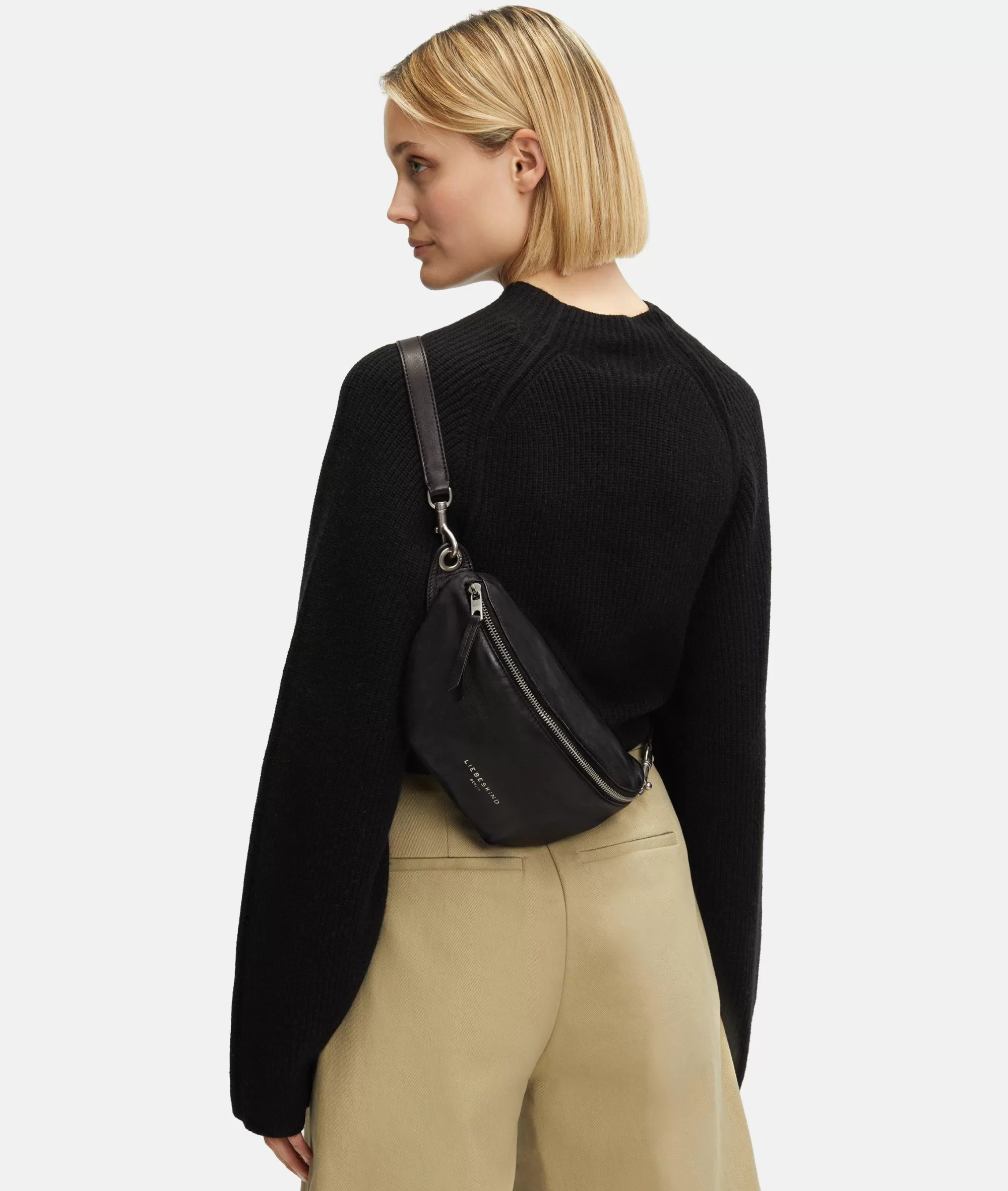 LIEBESKIND BERLIN  Ledertaschen | Gürteltaschen<Tavia Belt Bag schwarz