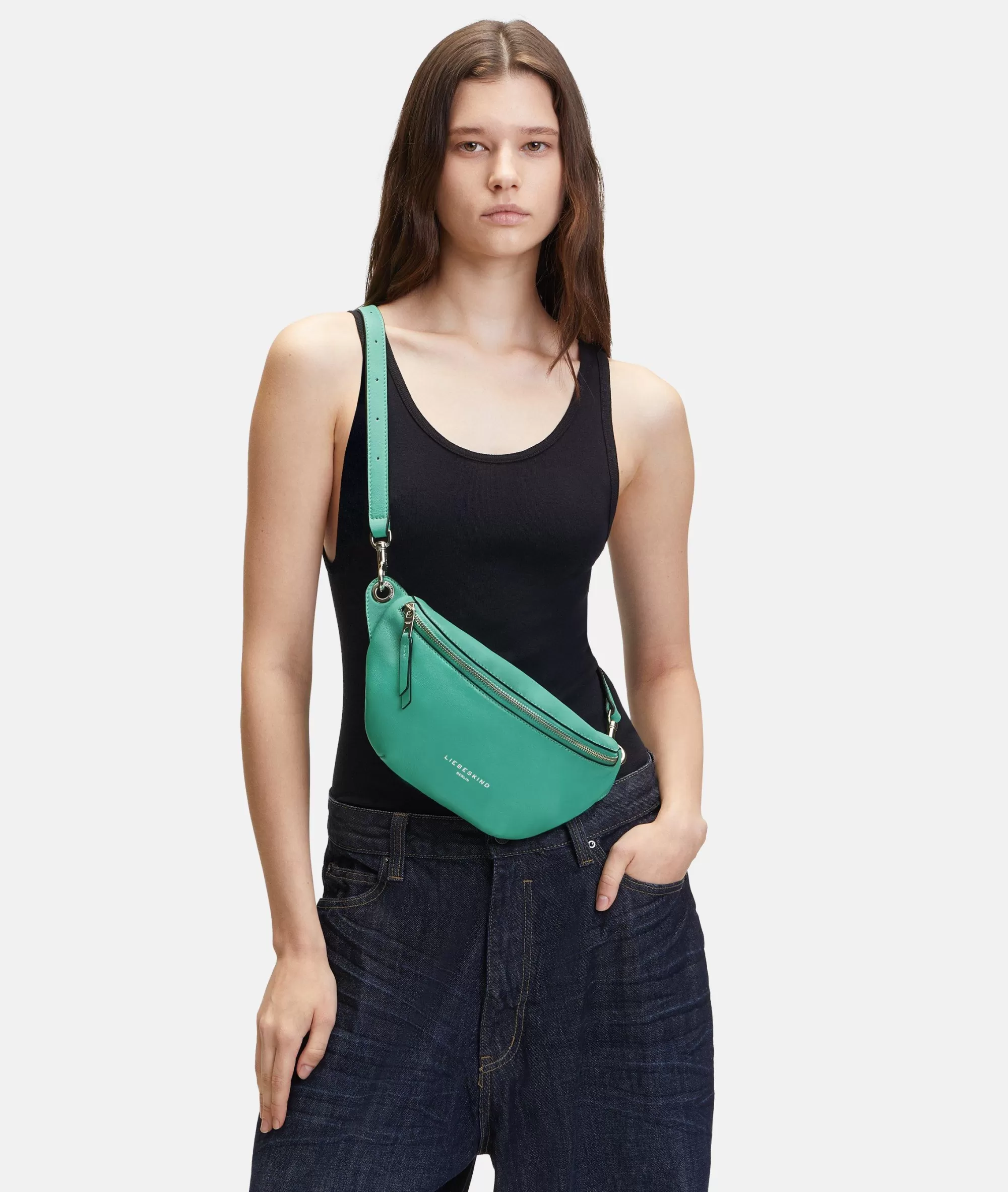 LIEBESKIND BERLIN  Ledertaschen | Gürteltaschen<Tavia Belt-Bag türkis