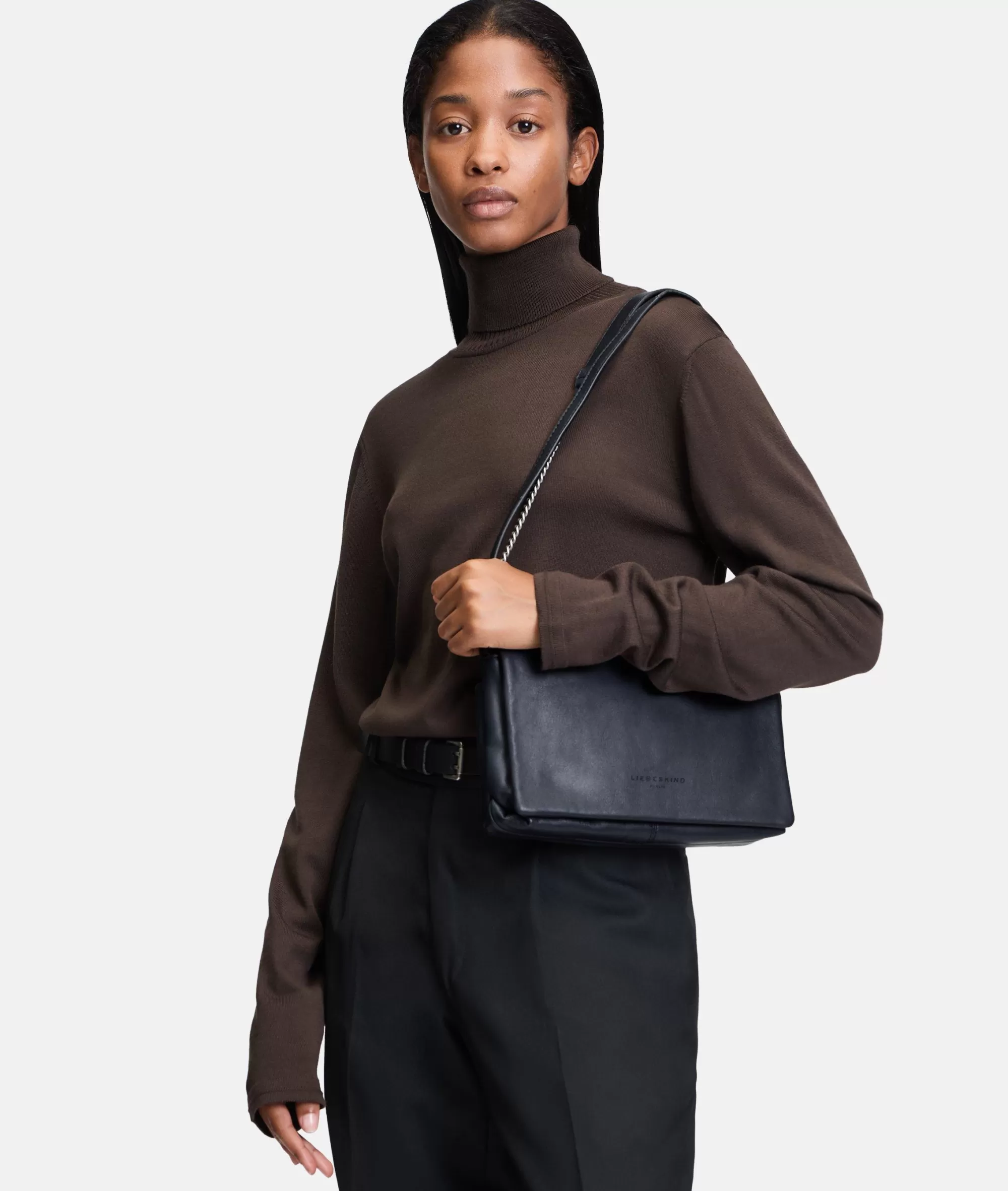 LIEBESKIND BERLIN  Ledertaschen | Umhängetaschen<Valeria Crossbody S navy